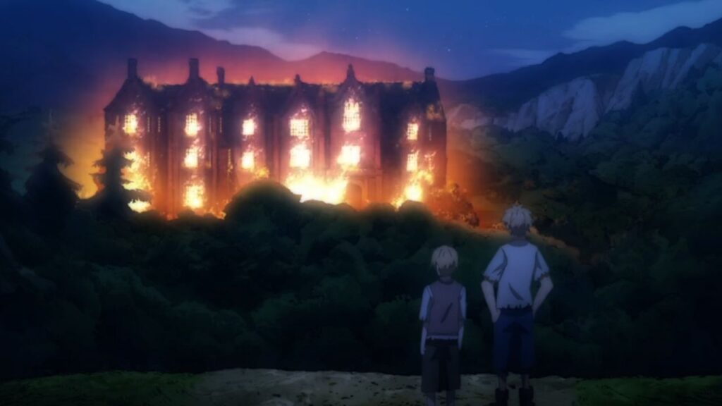 Vigo burned down the nobles' mansion as a kid in Welcome to the Outcast's Restaurant