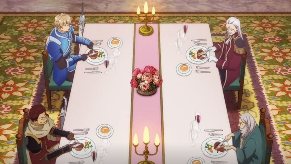 Vigo's dinner with Joseph and others in Welcome to the Outcast's Restaurant