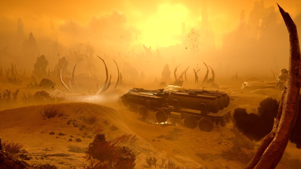 Mobile Oil Rig in Helldivers 2