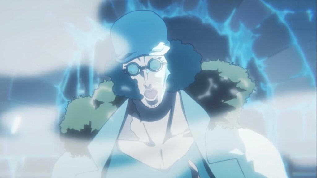 Kuzan is frozen in a still from One Piece 