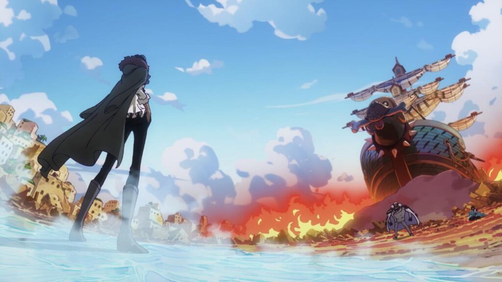 Kuzan and Garp in One Piece 