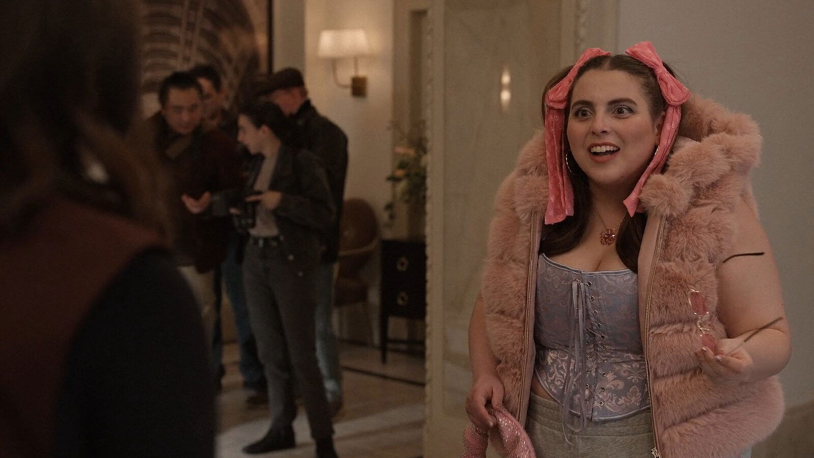 Mabel meeting Althea in Only Murders in the Building Season 5, Ep 3