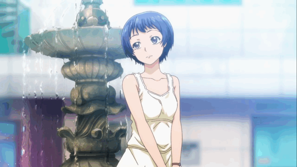aina waiting for iori at the station