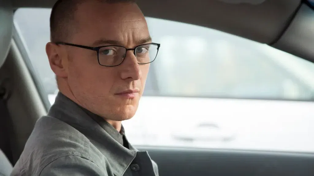 James McAvoy in a still from Split