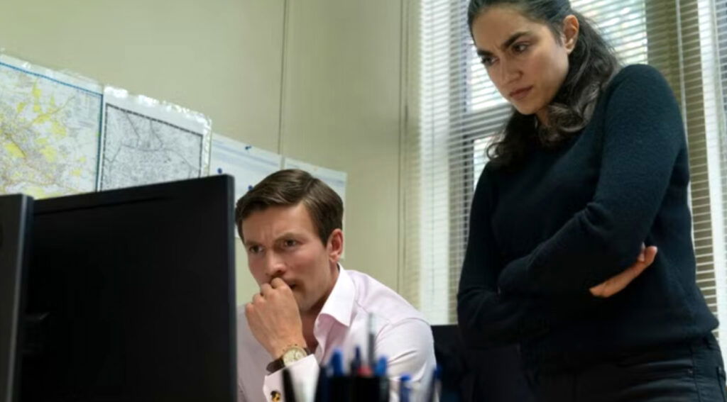 Leo Suter and Sofia Barclay in 'Lynley'