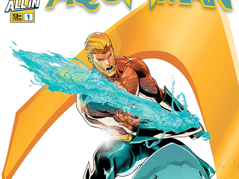 Aquaman on the cover