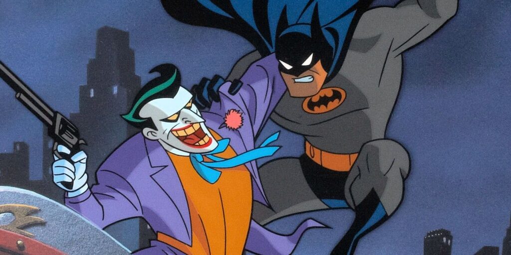 Joker and Batman fight