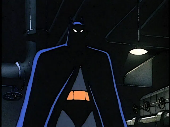 Batman emerges from the shadows