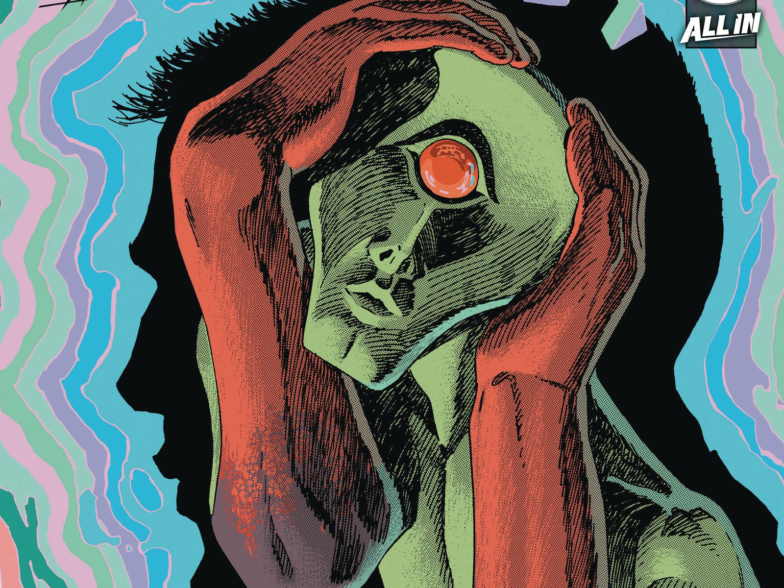 Martian Manhunter on the cover