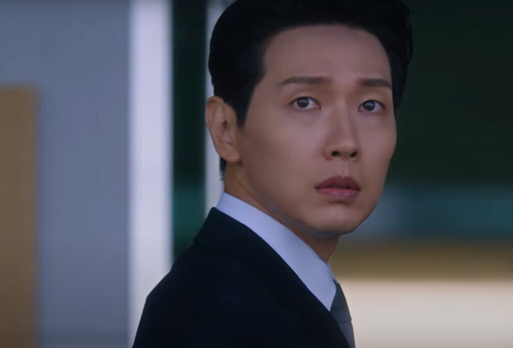 A man looking shocked