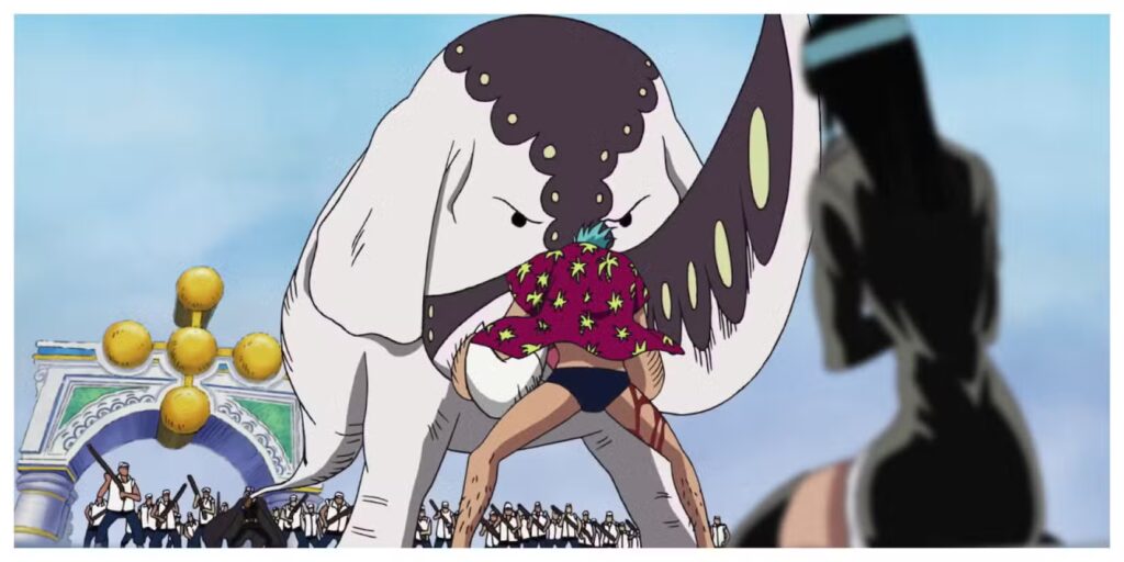 Funkfreed attacking Franky