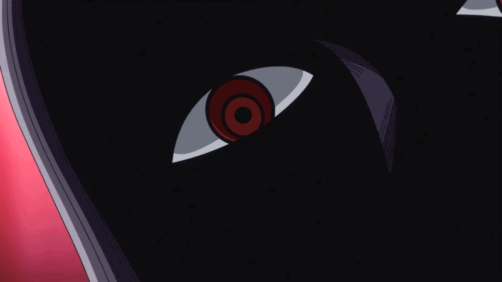 A close up of Imu from One Piece.