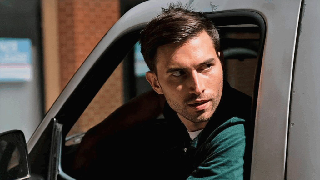 Derek Dixon in a still from The Oval.