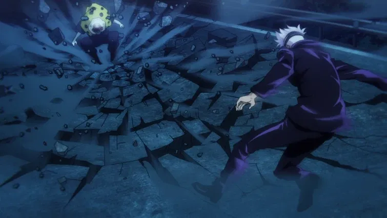 Jogo vs Gojo in Jujutsu Kaisen. 