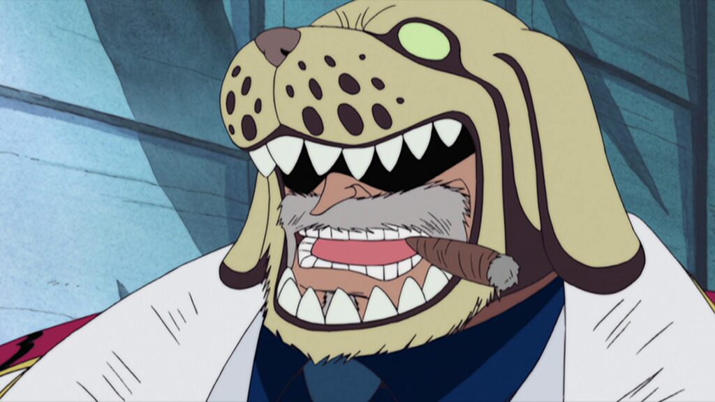 Garp in One Piece anime 
