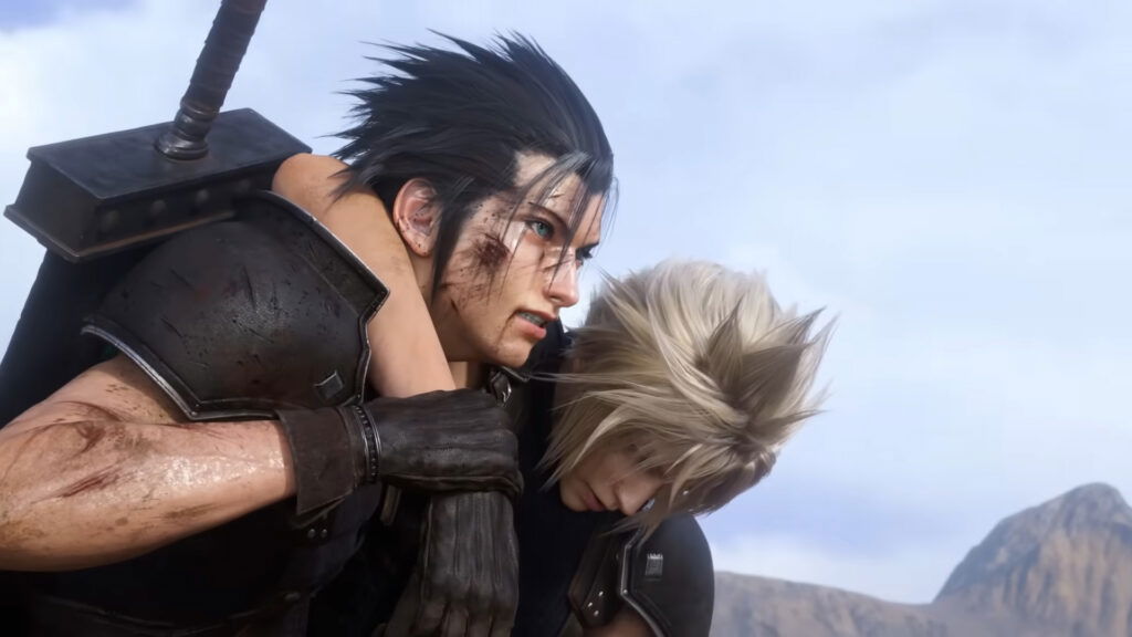 An image showing gameplay of Final Fantasy VII Rebirth gameplay.