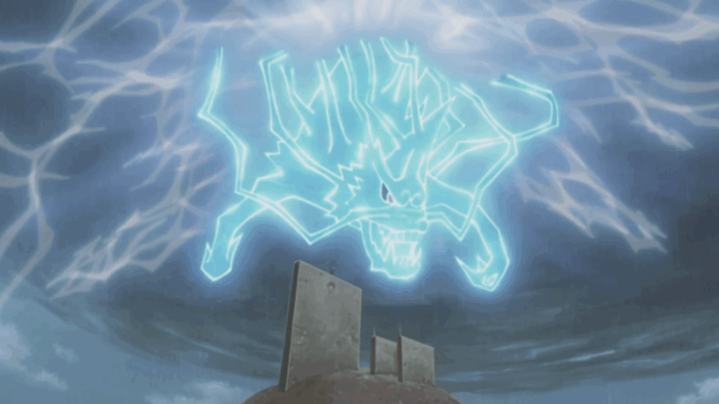 Sasuke uses Kirin in Naruto. 