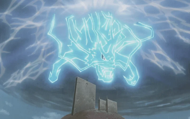 Sasuke uses Kirin in Naruto.