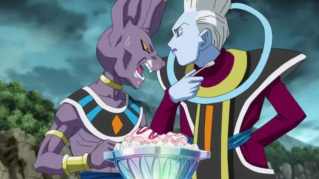a still from the dragon ball super anime series