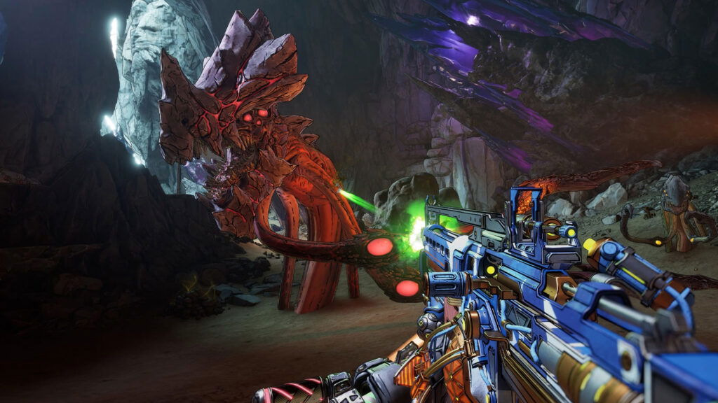 An image showing the gameplay of Borderlands 4.