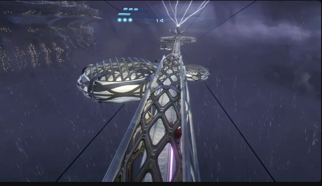 Screengrab from Metroid Prime 4 Beyond Release trailer