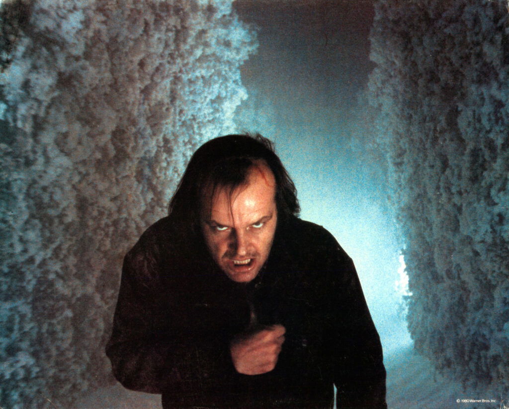 Jack Nicholson in The Shining (1980).