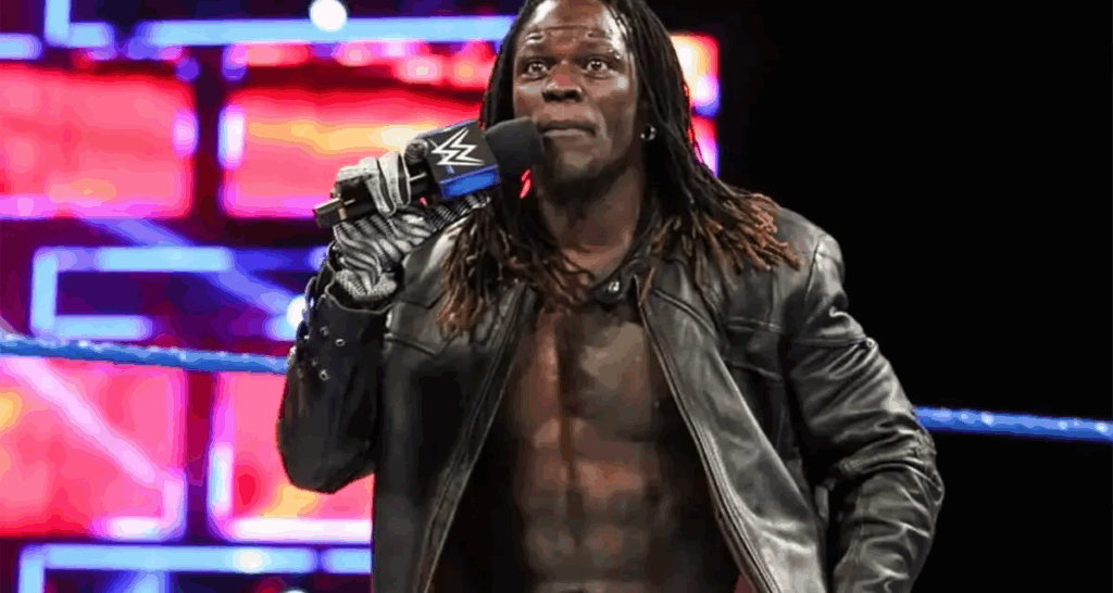R-Truth inside the square circle in Smackdown