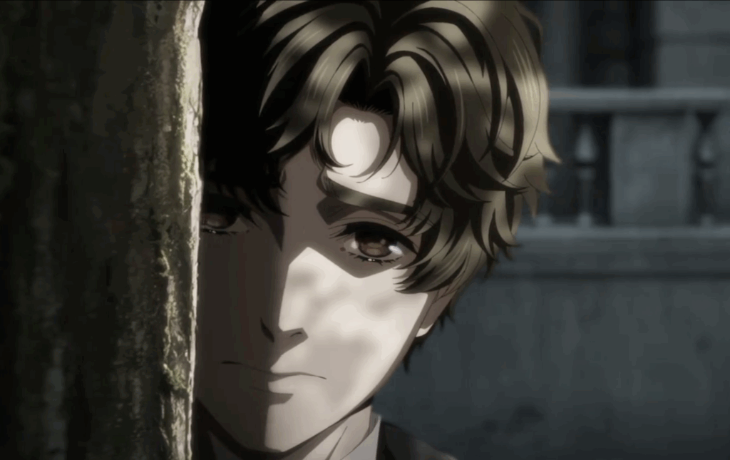Klein looks into his family's window at his siblings in Lord of Mysteries. 