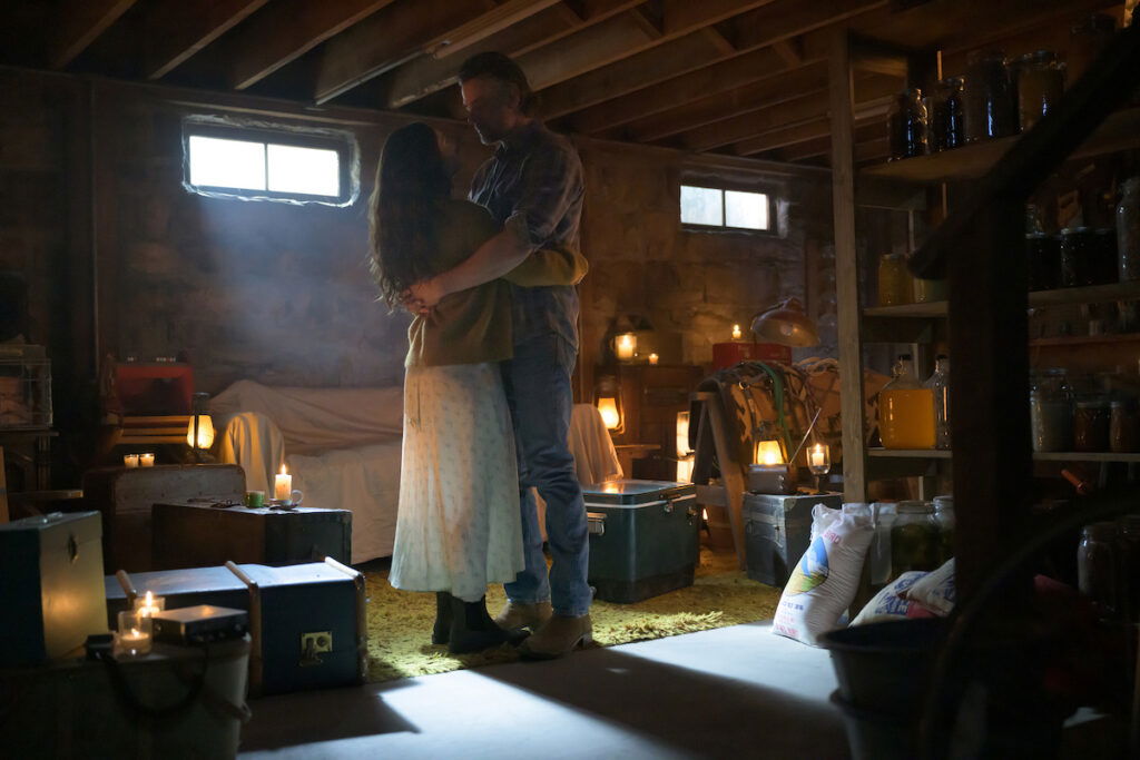 Staten and Quinn in still from Ranson Canyon