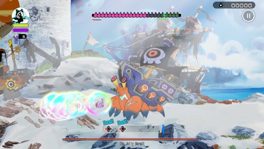 An image showing the gameplay of Ratatan.