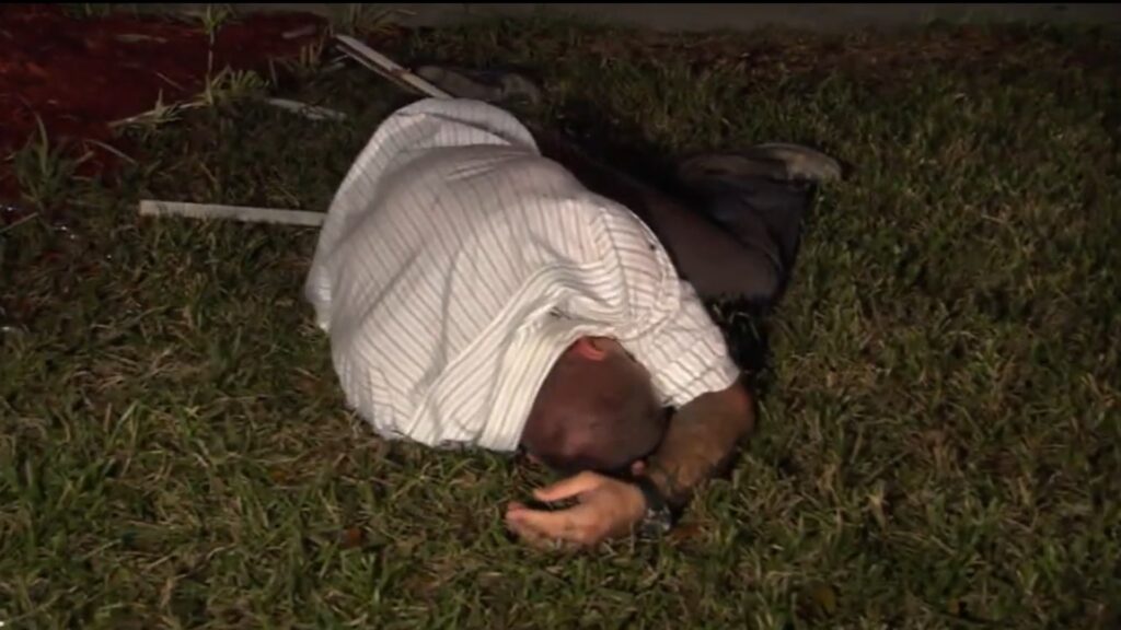Randy Orton tossed out of his house through the window by Triple H (March 9, 2009)