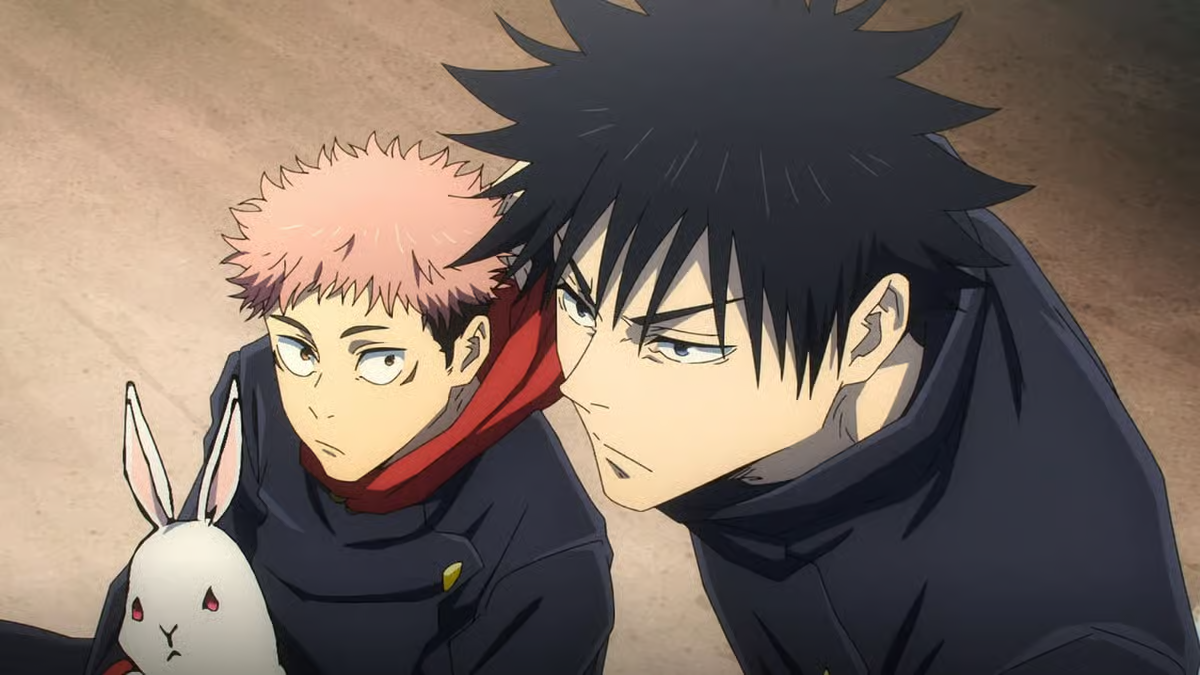 Yuji and Megumi in the series