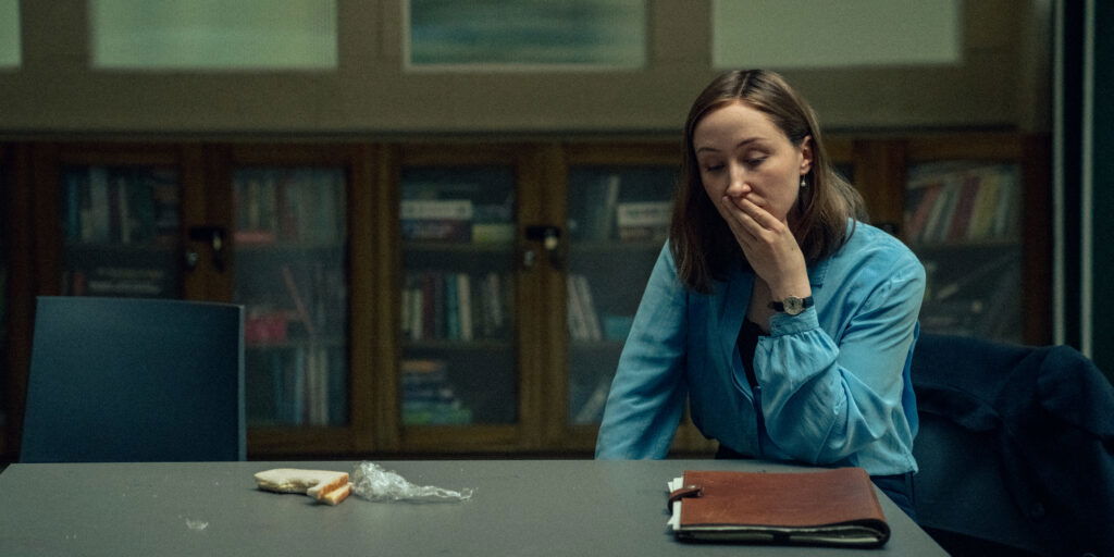 Adolescence. Erin Doherty as Briony Ariston in Adolescence. Cr. Courtesy of Ben Blackall/Netflix © 2024