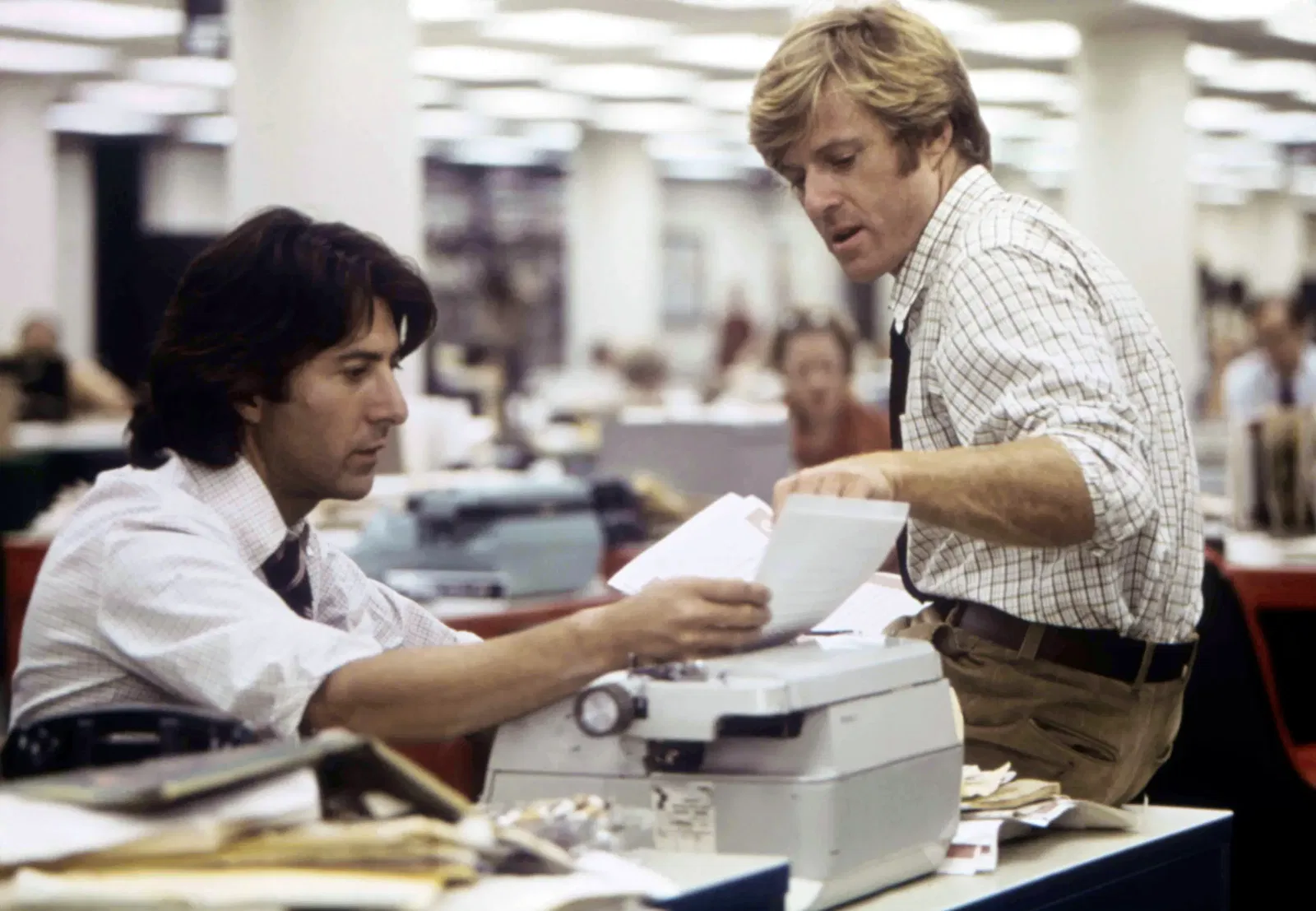 two men in an office