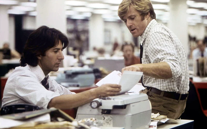 two men in an office
