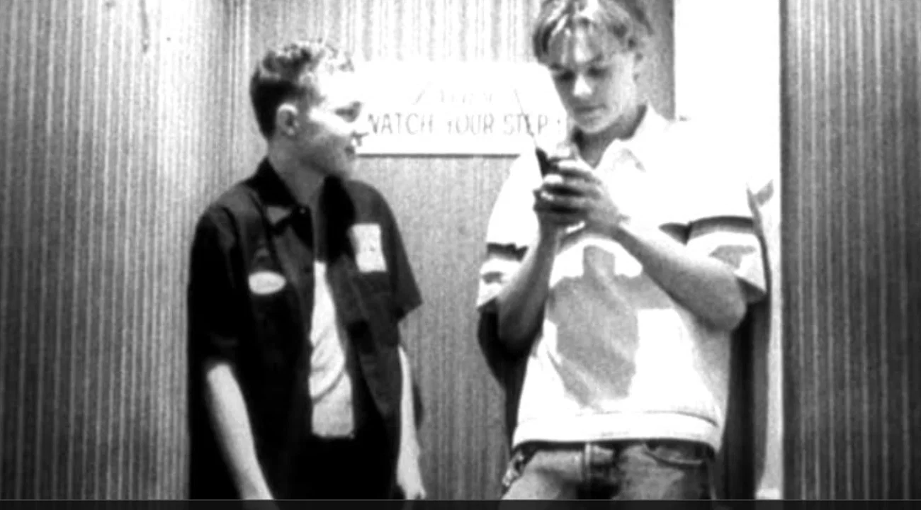 Leonardo DiCaprio and Jerry Swindall in Don's Plum