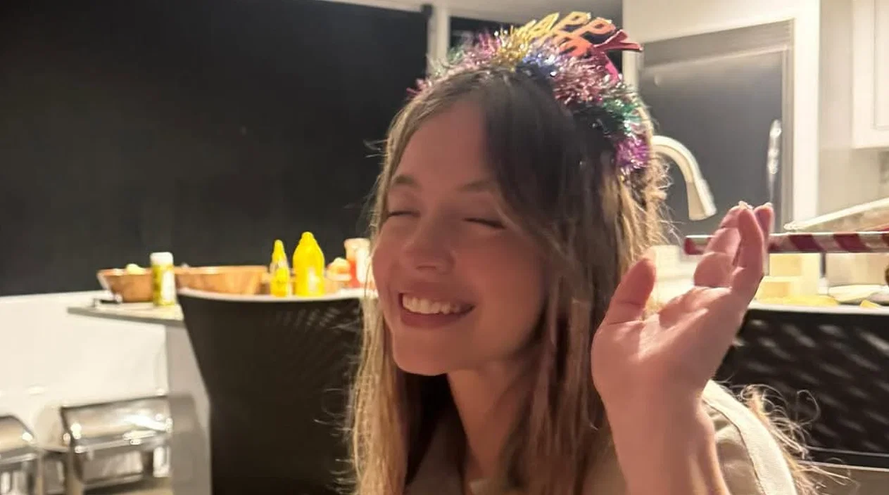 Sydney Sweeney celebrating her 28th birthday