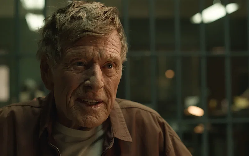 Robert Redford looking straight ahead at Martin