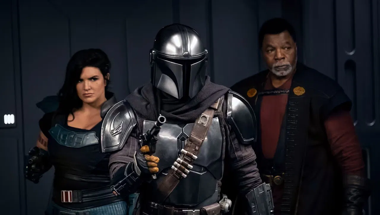 A Still from The Mandalorian