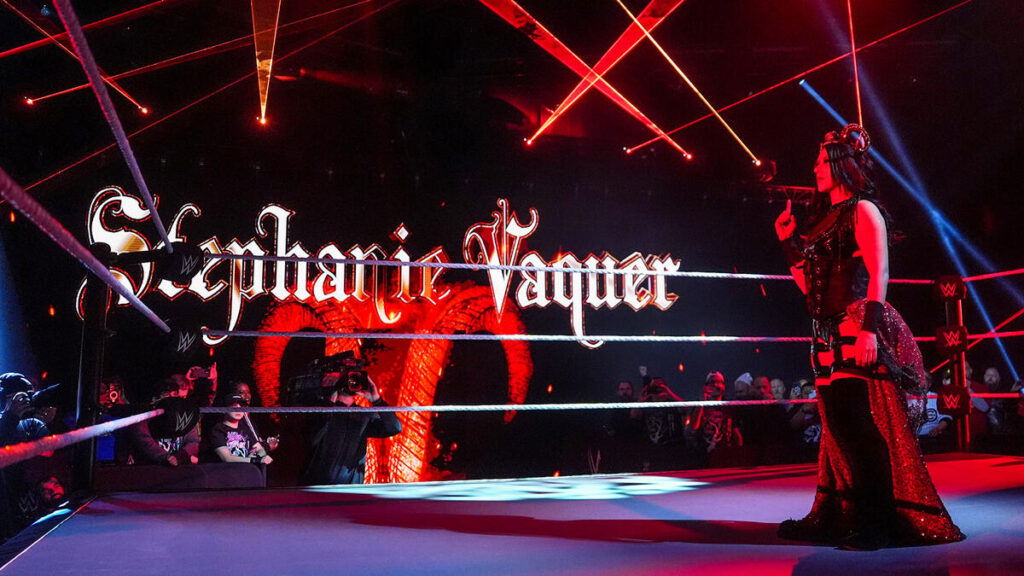 Stephanie Vaquer as a WWE superstar. 
