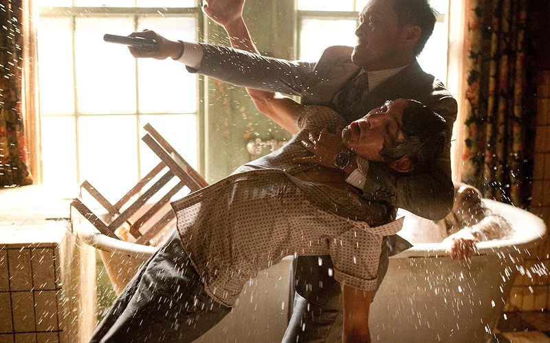 A still from Inception.