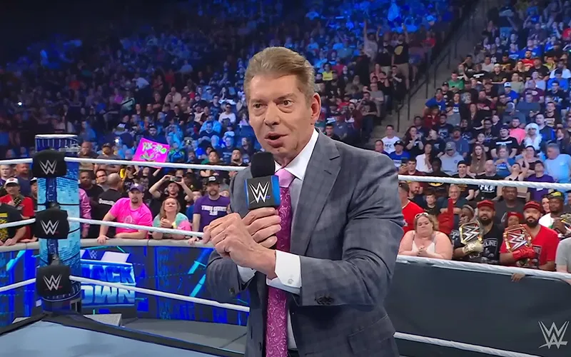 Vince McMahon inside the ring