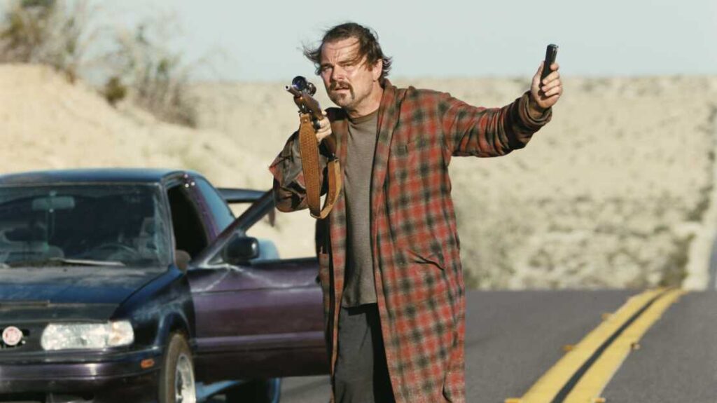 Leonardo DiCaprio stars as Pat Coulhon in One Battle After Another