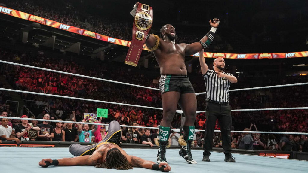 Not Gunther But This Nigerian WWE Star Wants to Retire John Cena in His Final WWE Match 35 Oba Femi wins NXT title