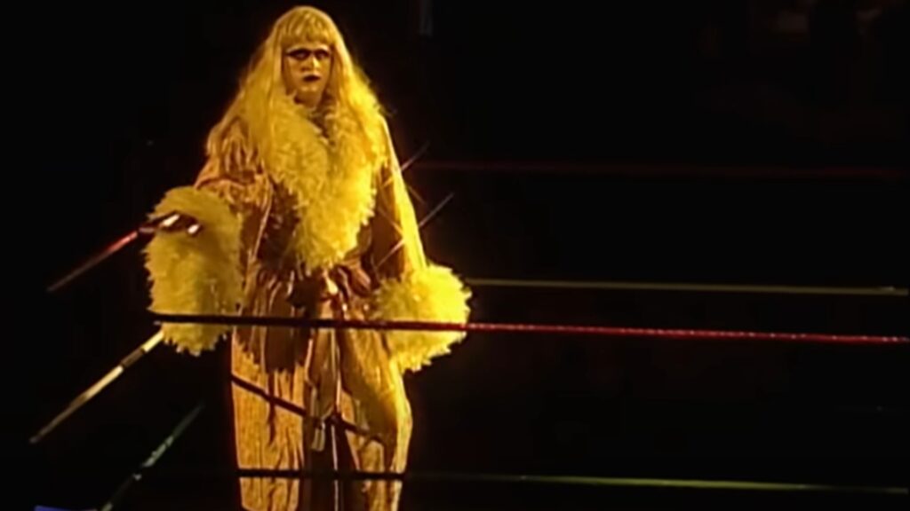 Dustin Rhodes debuting the character of Goldust