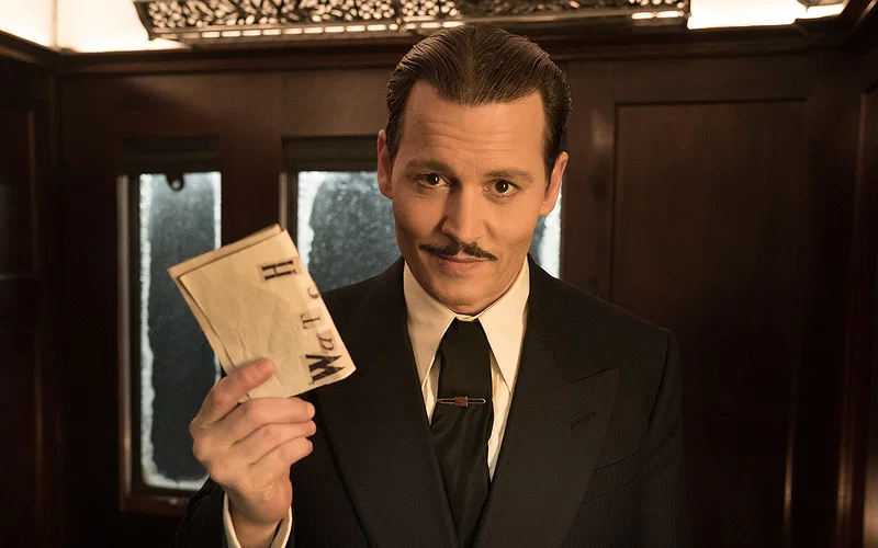 Johnny Depp stars in Twentieth Century Fox’s “Murder on the Orient Express.”