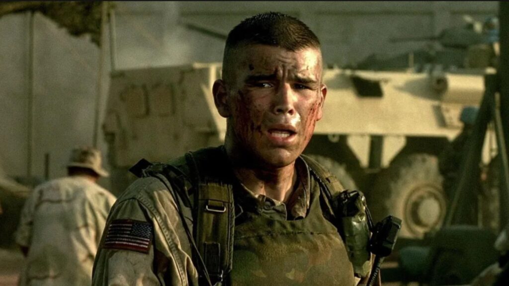 Josh Hartnett in a still from Black Hawk Down Credits Sony Pictures Releasing
