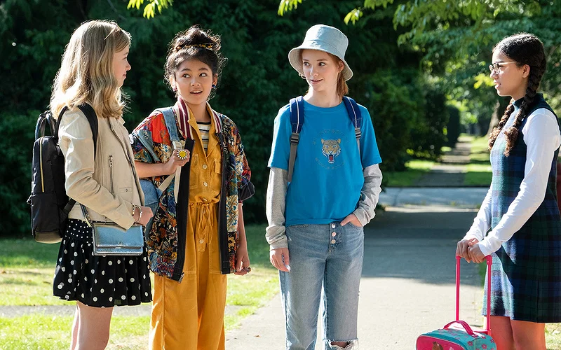 A still from Netflix's The Baby-Sitters Club