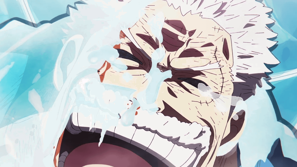 garp in a still from one piece
