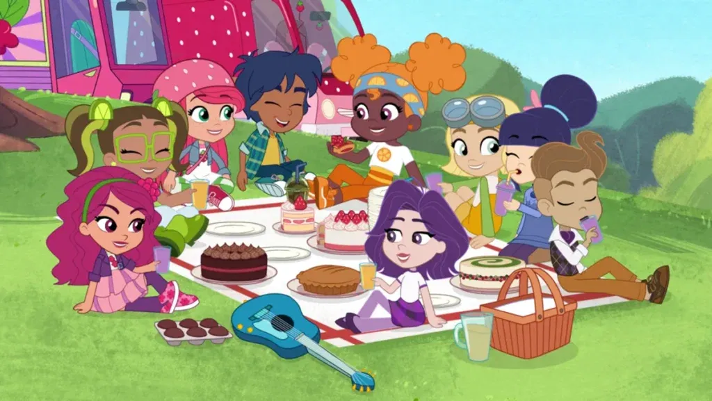A still from Strawberry Shortcake: Berry in the Big City